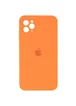 Чохол Silicone Case Square Full Camera Protective (AA) для Apple iPhone 11 Pro Max (6.5 ") Помаранчевий / Papaya