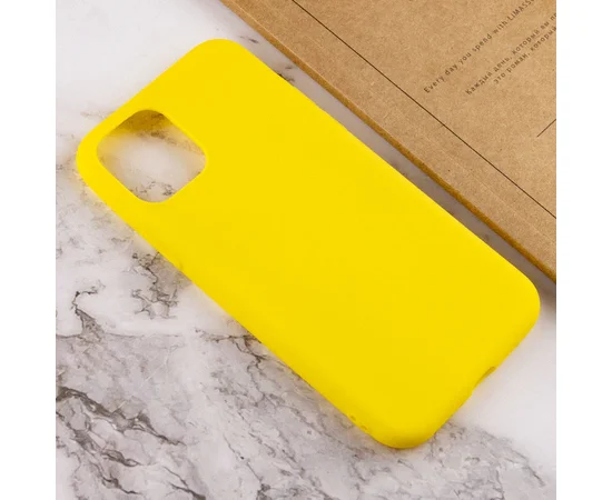 Силіконовий чохол Candy для Apple iPhone 11 Pro Max (6.5 ") Жовтий