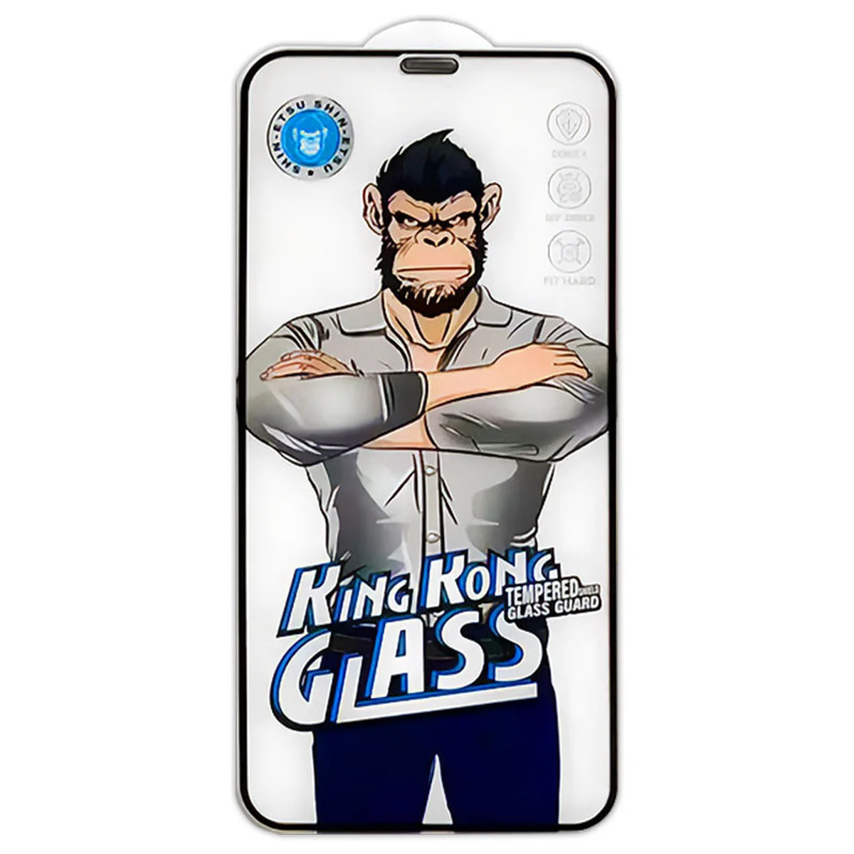 Защитное 2.5D стекло King Kong HD для Apple iPhone 11 Pro Max / XS Max (6.5") Черный