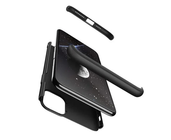 Пластиковая накладка GKK LikGus 360 градусов для Apple iPhone 11 Pro Max (6.5") Черный