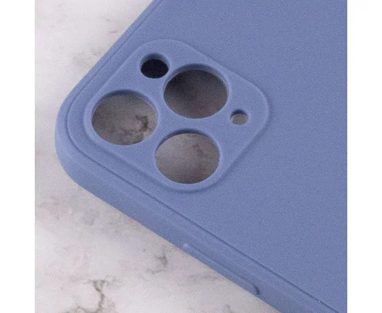 Силіконовий чохол Candy Full Camera для Apple iPhone 11 Pro Max (6.5 ") Блакитний / Mist blue