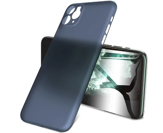 PP накладка LikGus Ultrathin 0,3 mm для Apple iPhone 11 Pro Max (6.5") Синий