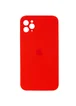 Чохол Silicone Case Square Full Camera Protective (AA) для Apple iPhone 11 Pro Max (6.5 ") Червоний / Red