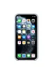 Чехол Silicone case (A) (с закрытым низом) для Apple iPhone 11 Pro Max (6.5") Голубой / Mist blue