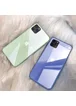 TPU+Glass чехол GLOSSY Logo series для Apple iPhone 11 Pro Max (6.5") Салатовый / Light green