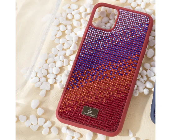 TPU чехол Bling World Rainbown Design для Apple iPhone 11 Pro Max (6.5") Красный