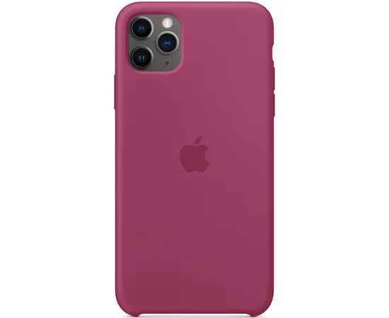 Чехол Silicone Case (AA) для Apple iPhone 11 Pro Max (6.5") Малиновый / Pomegranate
