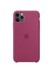 Чехол Silicone Case (AA) для Apple iPhone 11 Pro Max (6.5") Малиновый / Pomegranate