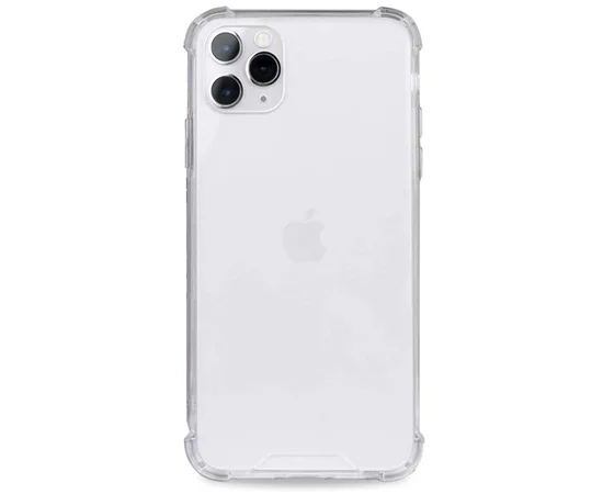 TPU чехол GETMAN Ease с усиленными углами для Apple iPhone 11 Pro Max (6.5") Прозрачный / Transparent