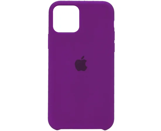 Чехол Silicone Case (AA) для Apple iPhone 11 Pro Max (6.5") Фиолетовый / Dark Purple