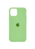 Чехол Silicone Case Full Protective (AA) для Apple iPhone 11 Pro Max (6.5") Мятный / Mint