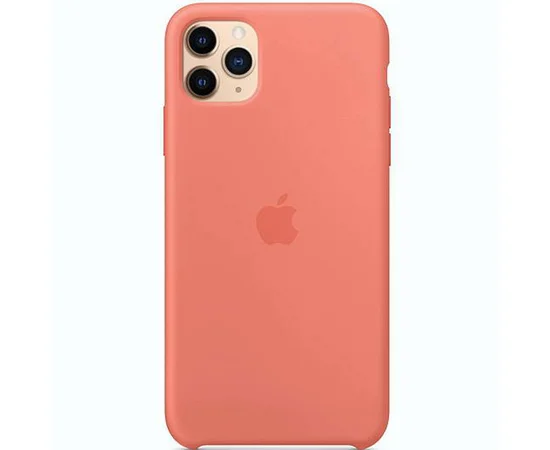 Чехол Silicone case (A) для Apple iPhone 11 Pro Max (6.5") Розовый / Flamingo