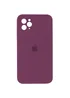 Чехол Silicone Case Square Full Camera Protective (AA) для Apple iPhone 11 Pro Max (6.5") Бордовый / Maroon