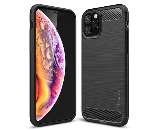 TPU чехол iPaky Slim Series для Apple iPhone 11 Pro Max (6.5") Черный