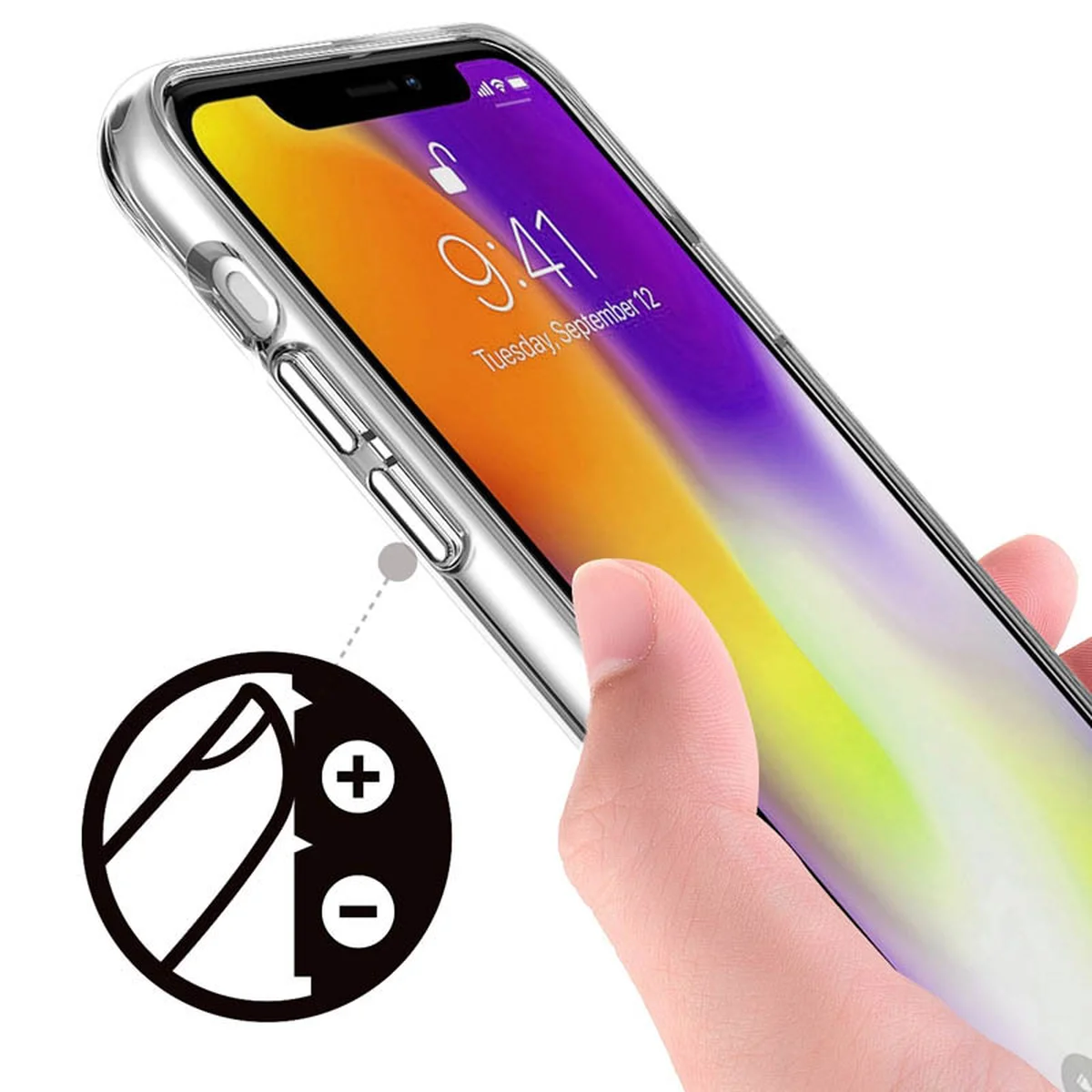 Чехол TPU Space Case transparent для Apple iPhone 11 Pro Max (6.5") Прозрачный
