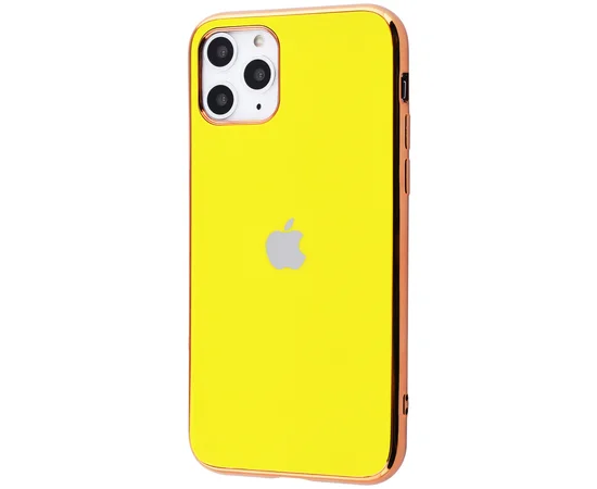 TPU чехол Matte LOGO для Apple iPhone 11 Pro Max (6.5") Желтый / Yellow
