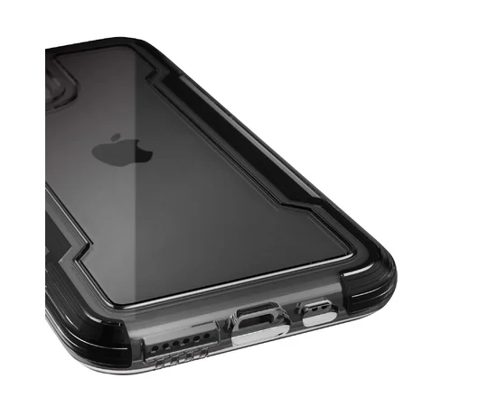 Чехол Defense Clear Series (TPU+Metal) для Apple iPhone 11 Pro Max (6.5") Черный