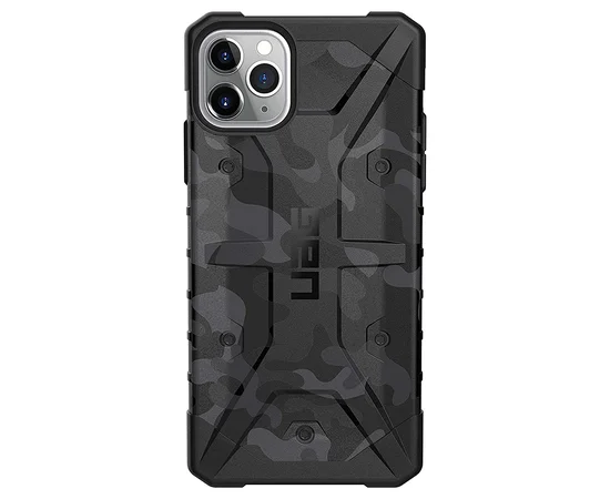 Ударопрочный чехол UAG Pathfinder камуфляж для Apple iPhone 11 Pro Max (6.5")  Серый