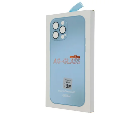 Чехол TPU+Glass Sapphire matte case для Apple iPhone 11 Pro Max (6.5") Sierra Blue