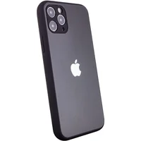 TPU+Glass чехол Matte Candy Full camera для Apple iPhone 11 Pro Max (6.5") Черный
