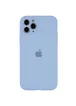 Чехол Silicone Case Full Camera Protective (АА) для Apple iPhone 11 Pro Max (6.5") Голубой / Mist blue