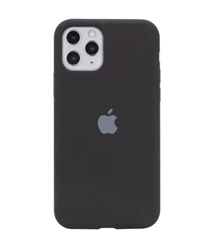 Чехол Silicone Case Full Protective (AA) для Apple iPhone 11 Pro Max (6.5") Черный / Black