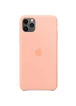 Чехол Silicone Case (AA) для Apple iPhone 11 Pro Max (6.5") Оранжевый / Grapefruit