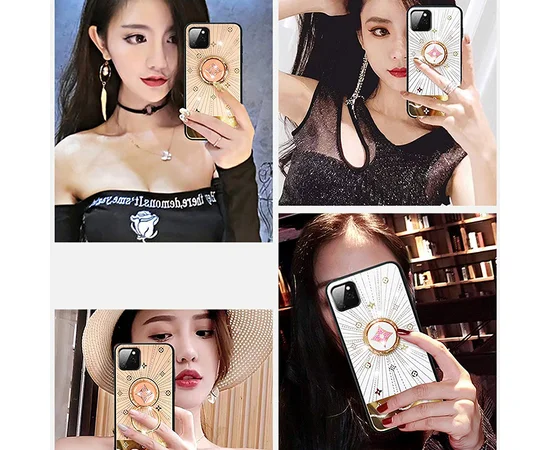 TPU+Glass чехол TYBOMB Shinig Line для Apple iPhone 11 Pro Max (6.5") white
