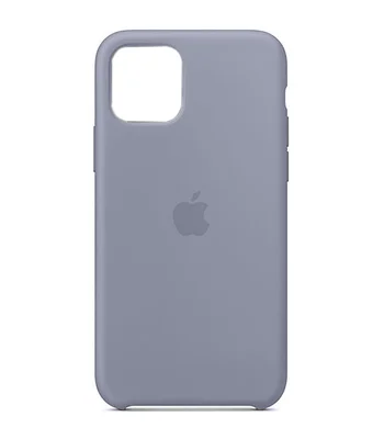 Чехол Silicone case (A) для Apple iPhone 11 Pro Max (6.5") Серый / Lavender Gray