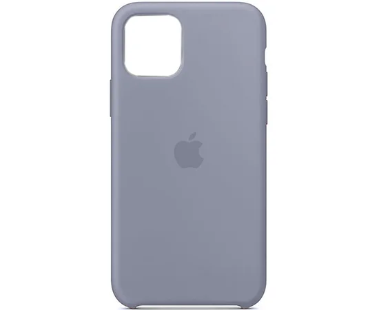 Чехол Silicone case (A) для Apple iPhone 11 Pro Max (6.5") Серый / Lavender Gray