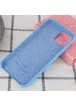 Чехол Silicone Case (AA) для Apple iPhone 11 Pro Max (6.5") Голубой / Cornflower