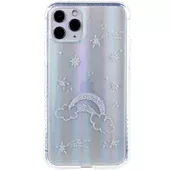 TPU + Glass чохол Aurora Space для Apple iPhone 11 Pro Max (6.5 ") Радуга