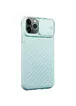 Чехол Camshield TPU со шторкой защищающей камеру для Apple iPhone 11 Pro Max (6.5") Бирюзовый