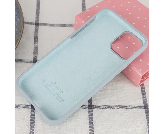 Чехол Silicone Case Full Protective (AA) для Apple iPhone 11 Pro Max (6.5") Серый / Stone