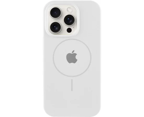 Чохол Silicone Case Full Protective (AA) with MagSafe для Apple iPhone 11 Pro Max (6.5") Білий / White