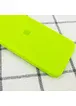 Чохол Silicone Case Square Full Camera Protective (AA) для Apple iPhone 11 Pro Max (6.5 ") Салатовий / Neon green