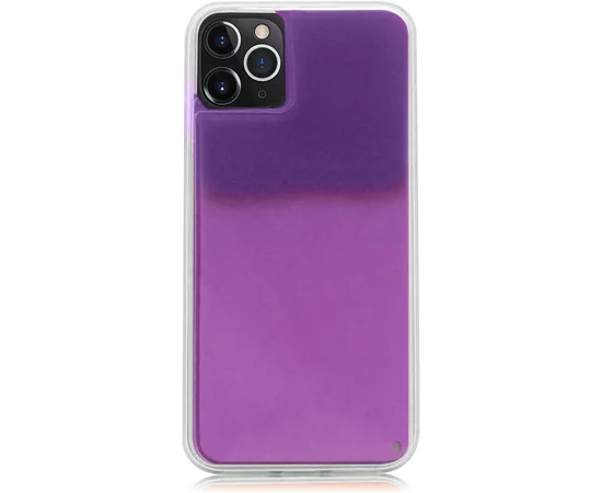 Неоновый чехол Neon Sand glow in the dark для Apple iPhone 11 Pro Max (6.5") Темно-фиолетовый