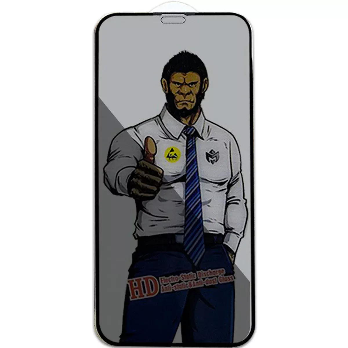 Захисне скло Privacy 5D Anti-Static для Apple iPhone 11 Pro Max / XS Max (6.5") Чорний