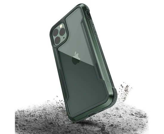 Чохол Defense Shield Series (TPU + Metal + PC) для Apple iPhone 11 Pro Max (6.5 ") Зелений / Midnight Green