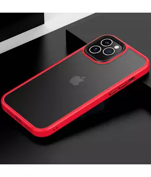 TPU + PC чохол Metal Buttons для Apple iPhone 11 Pro Max (6.5 ") Червоний