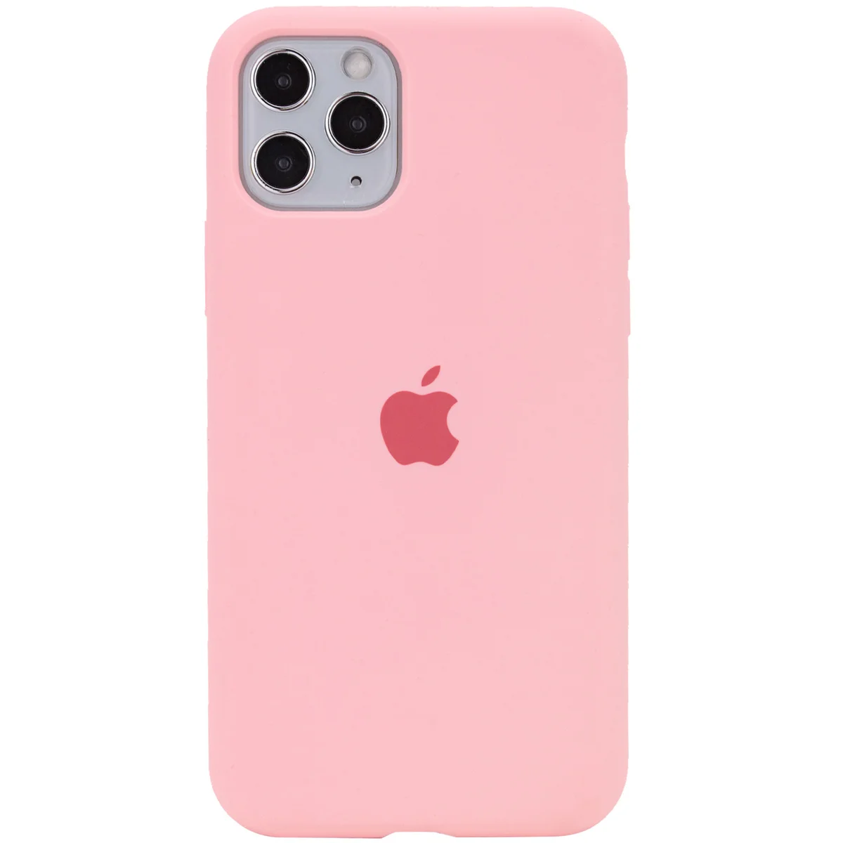 Чохол Silicone case (A) (з закритим низом) для Apple iPhone 11 Pro Max (6.5 ") Рожевий / Pink