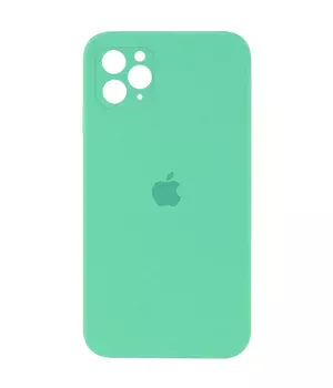 Чехол Silicone Case Square Full Camera Protective (AA) для Apple iPhone 11 Pro Max (6.5") Зеленый / Spearmint