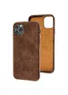 Шкіряний чохол Croco Leather для Apple iPhone 11 Pro Max (6.5 ") Brown