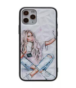 TPU+PC чехол Prisma Ladies для Apple iPhone 11 Pro Max (6.5") Selfie