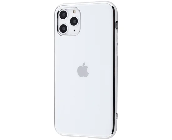 TPU чехол GLOSSY LOGO для Apple iPhone 11 Pro Max (6.5") Белый