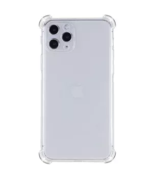 TPU чохол GETMAN Ease logo посилені кути для Apple iPhone 11 Pro Max (6.5 ") Прозорий / Transparent