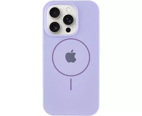 Чохол Silicone Case Full Protective (AA) with MagSafe для Apple iPhone 11 Pro Max (6.5") Бузковий / Dasheen