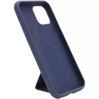 Чехол Silicone Case Hand Holder для Apple iPhone 11 Pro Max (6.5") Темно-синий / Midnight blue