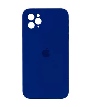 Чохол Silicone Case Square Full Camera Protective (AA) для Apple iPhone 11 Pro Max (6.5") Синій / Deep navy