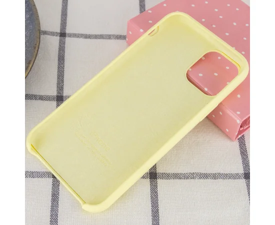 Чехол Silicone Case (AA) для Apple iPhone 11 Pro Max (6.5") Желтый / Mellow Yellow